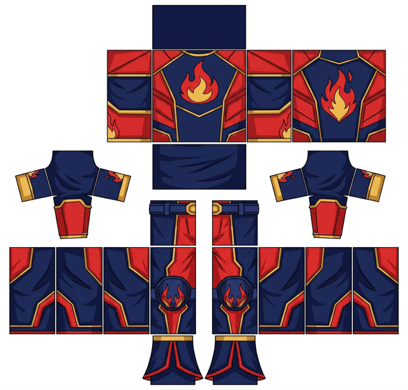 Anime Flame Hero mobile homepage pants texture