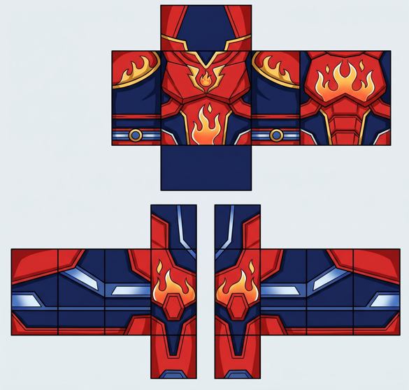 Anime Flame Hero mobile homepage shirt texture